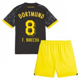 Borussia Dortmund Felix Nmecha #8 Borta Kläder Barn 2023-24 Kortärmad (+ Korta byxor)